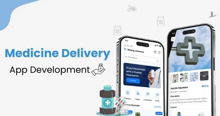 medicine delivery app development process