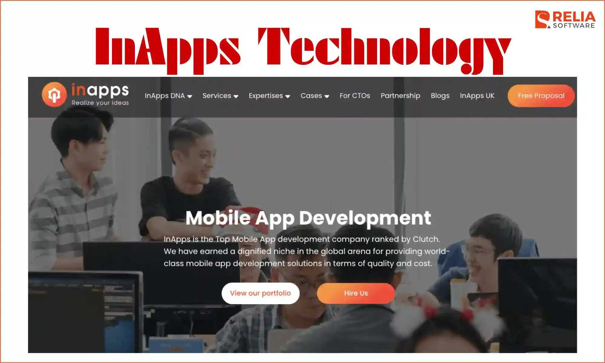 mobile app development company inapps