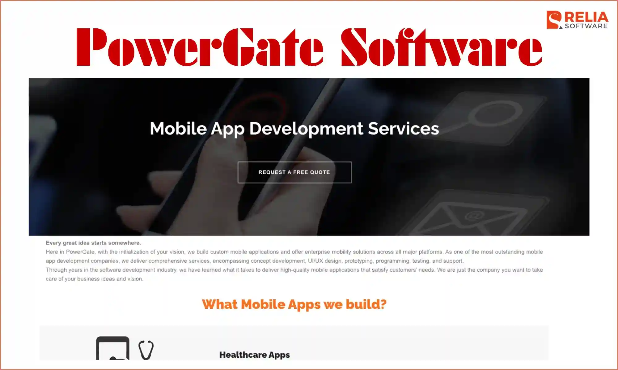 mobile app development company powergate