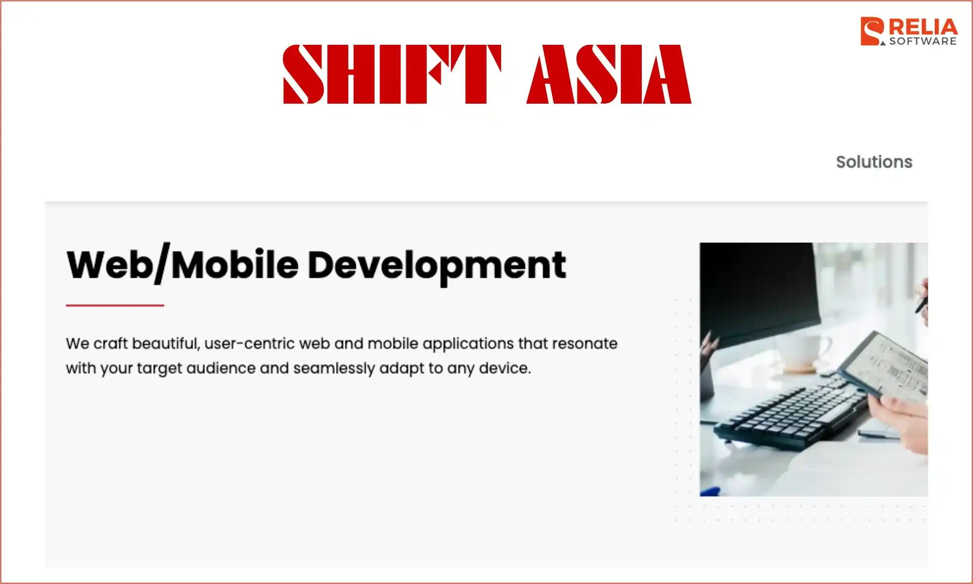 mobile app development company shift asia