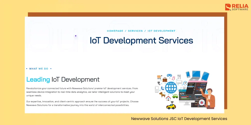 Newwave Solutions JSC IoT development company