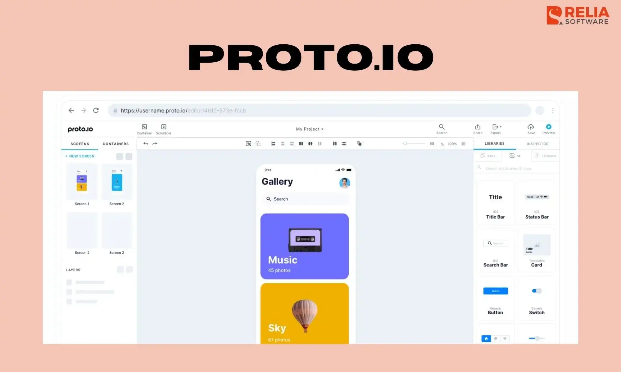 popular prototyping tool proto.io