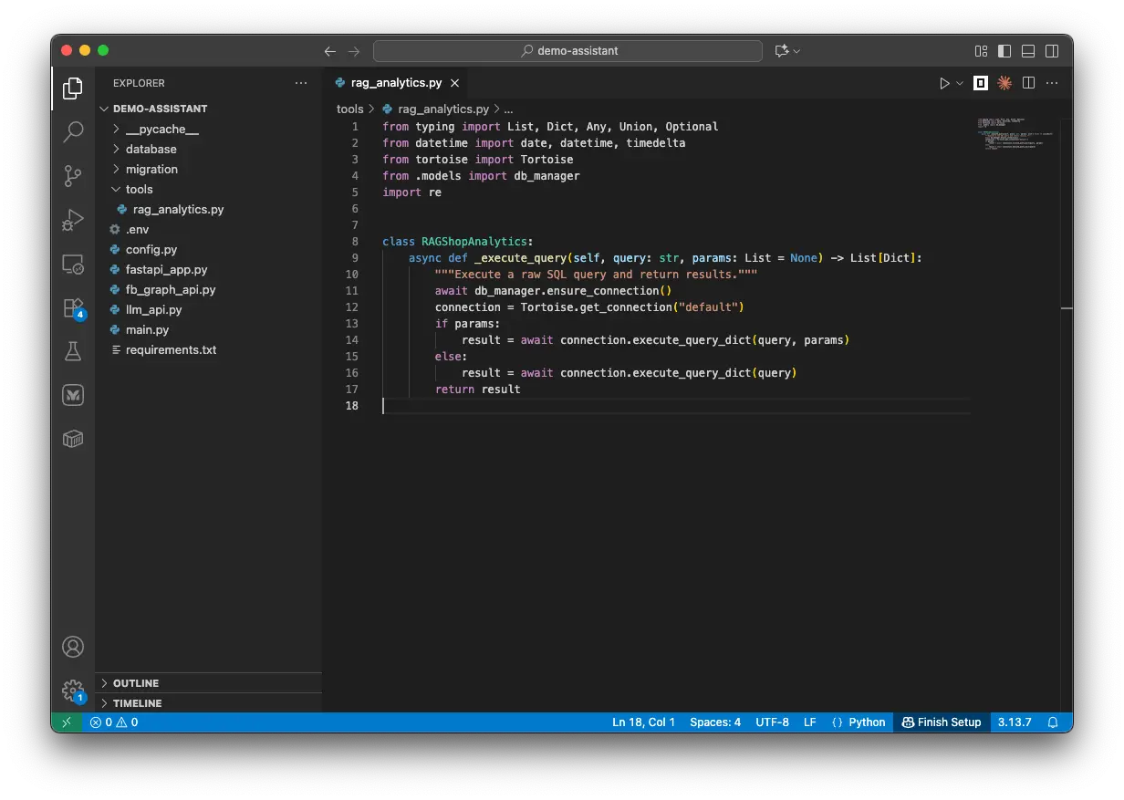 RAG-related functions center.