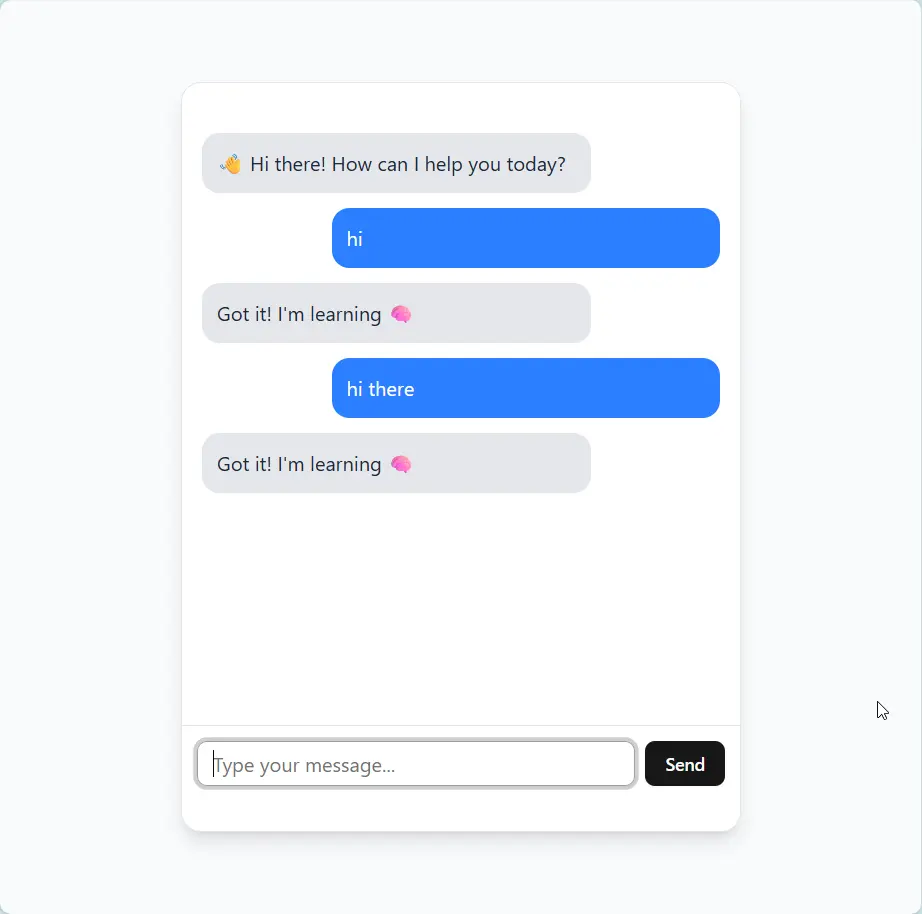React Chatbot UI