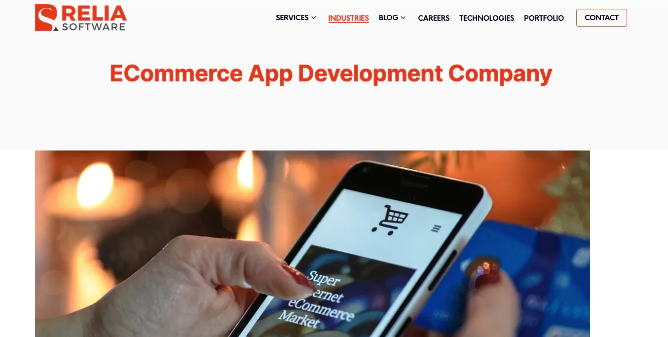 relia software vietnam ecommerce app company