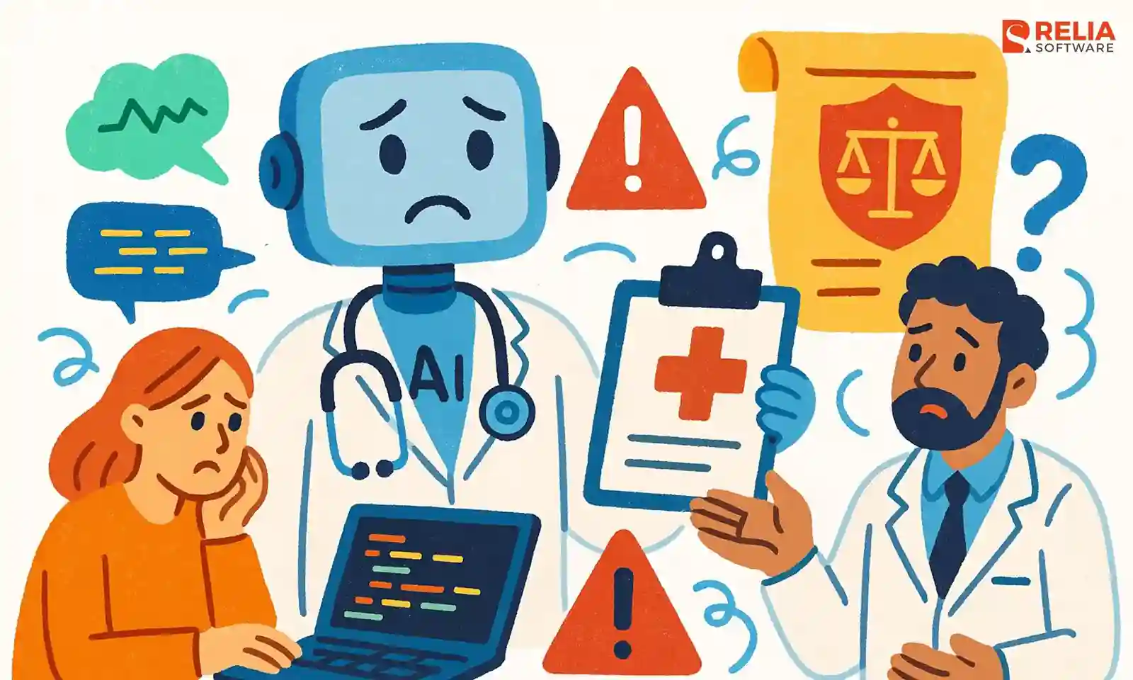 cons of ai in healthcare compliance risk
