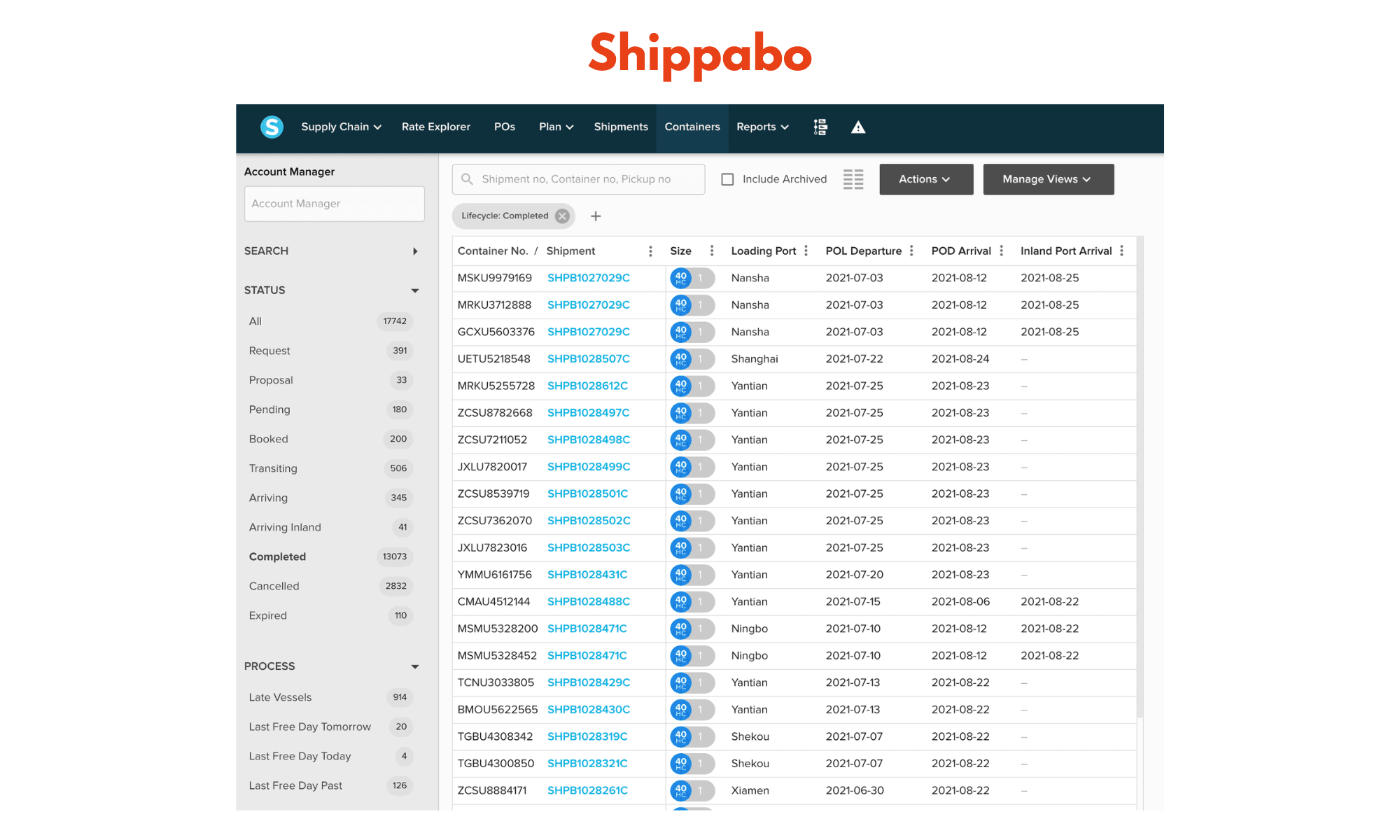 Shippabo is a freight and logistics management platform.