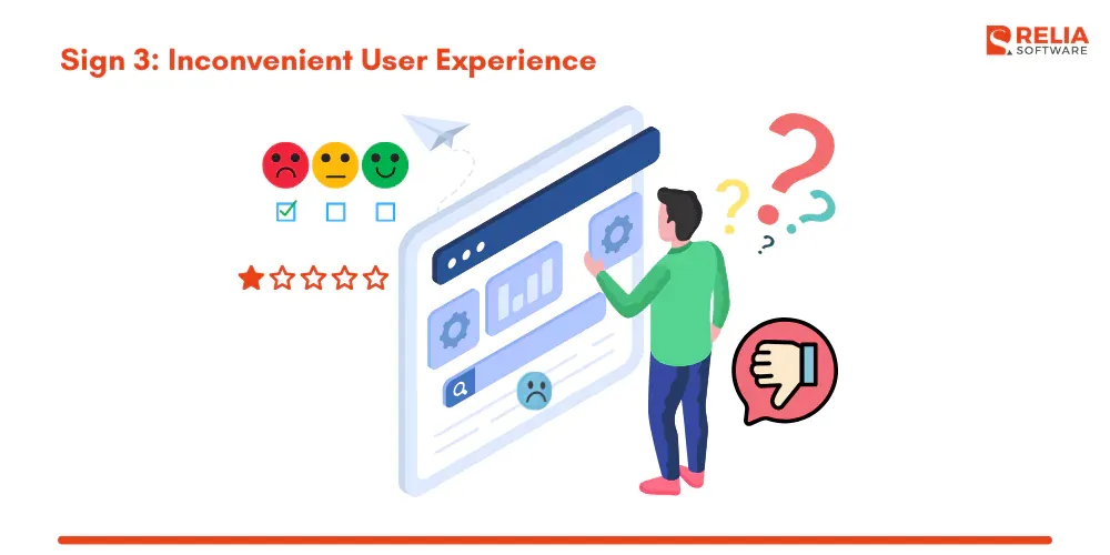 Sign 3 Inconvenient User Experience