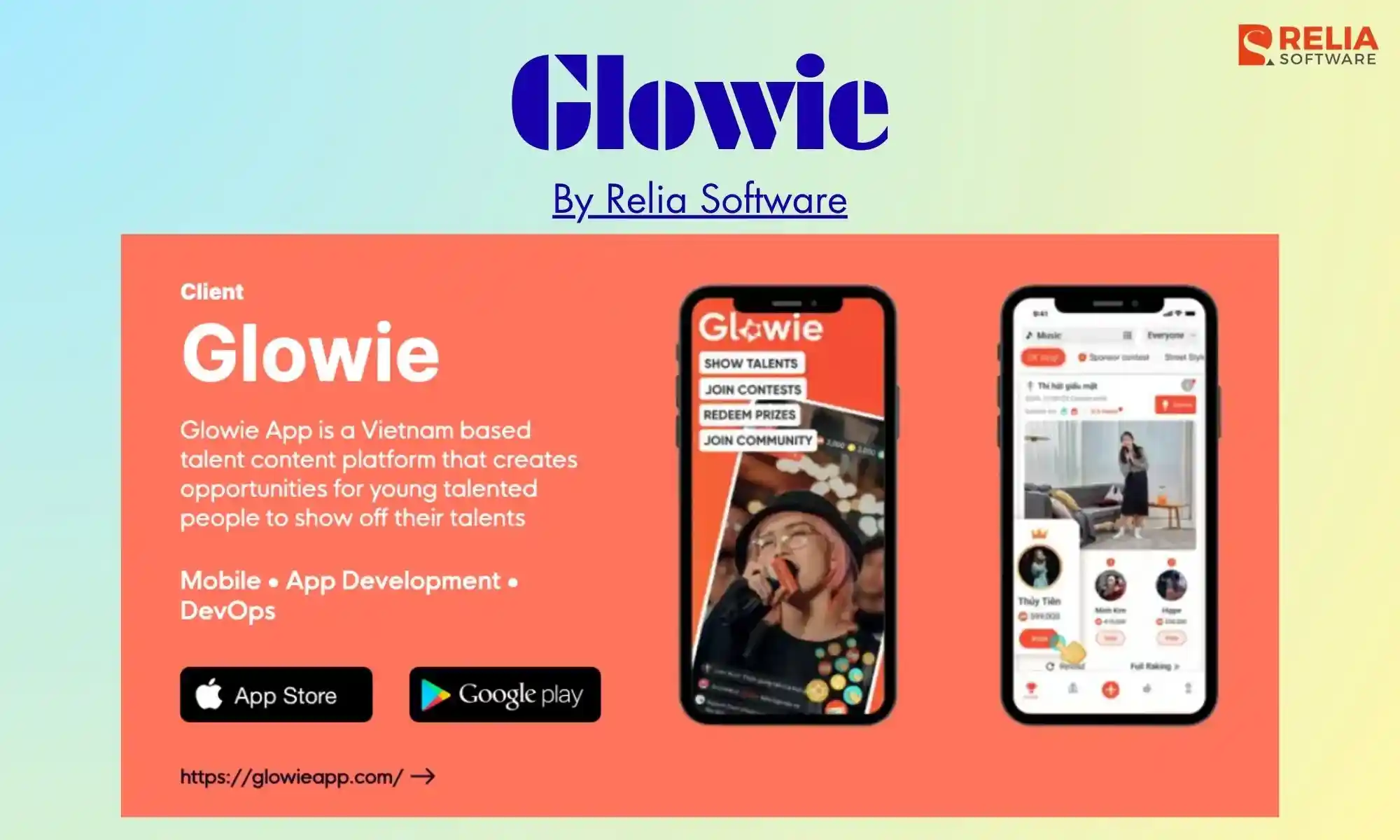 social media app development company relia software