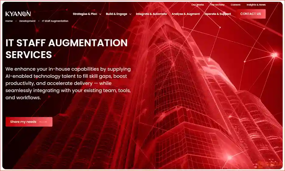 staff augmentation companies kyanon