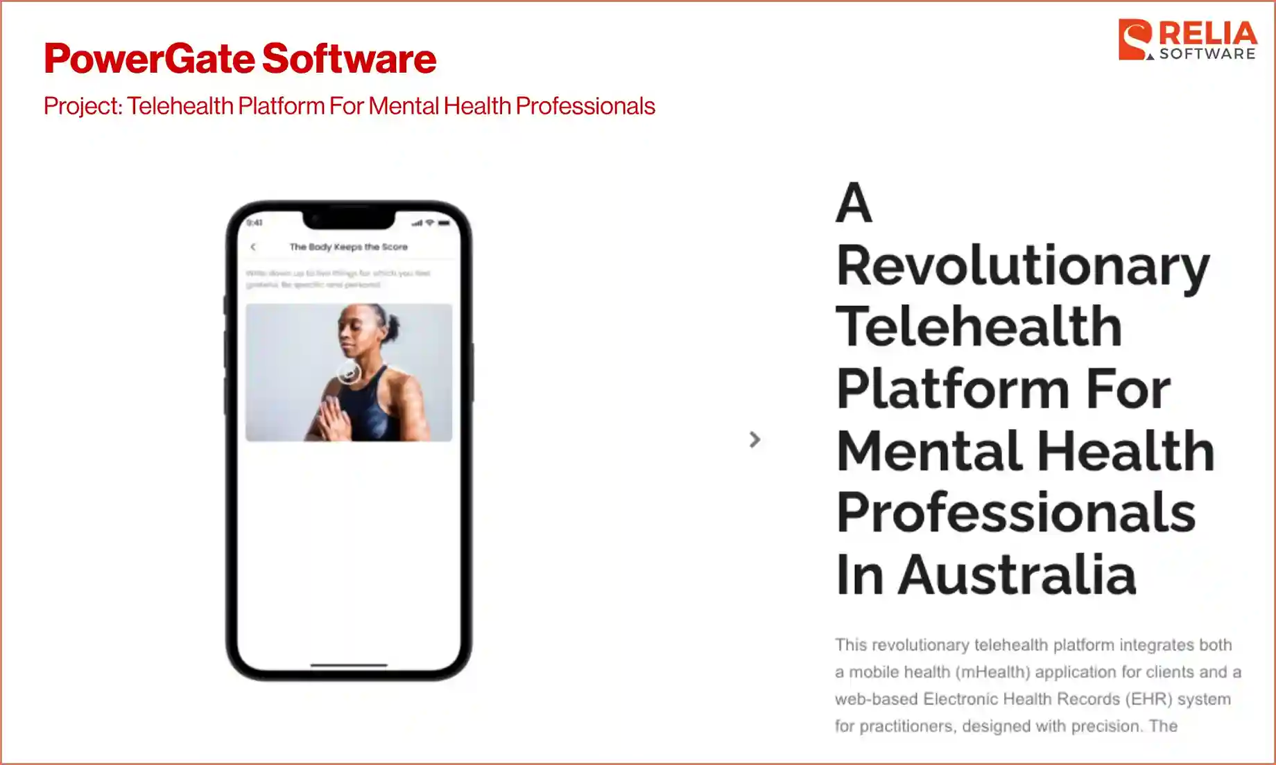 telemedicine app development company powergate