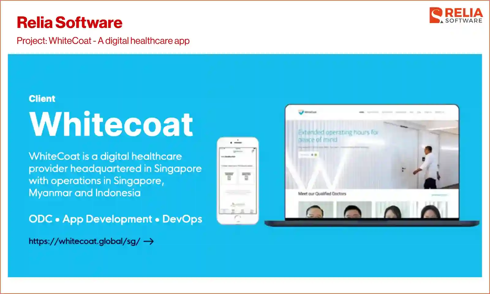 telemedicine app development company relia software