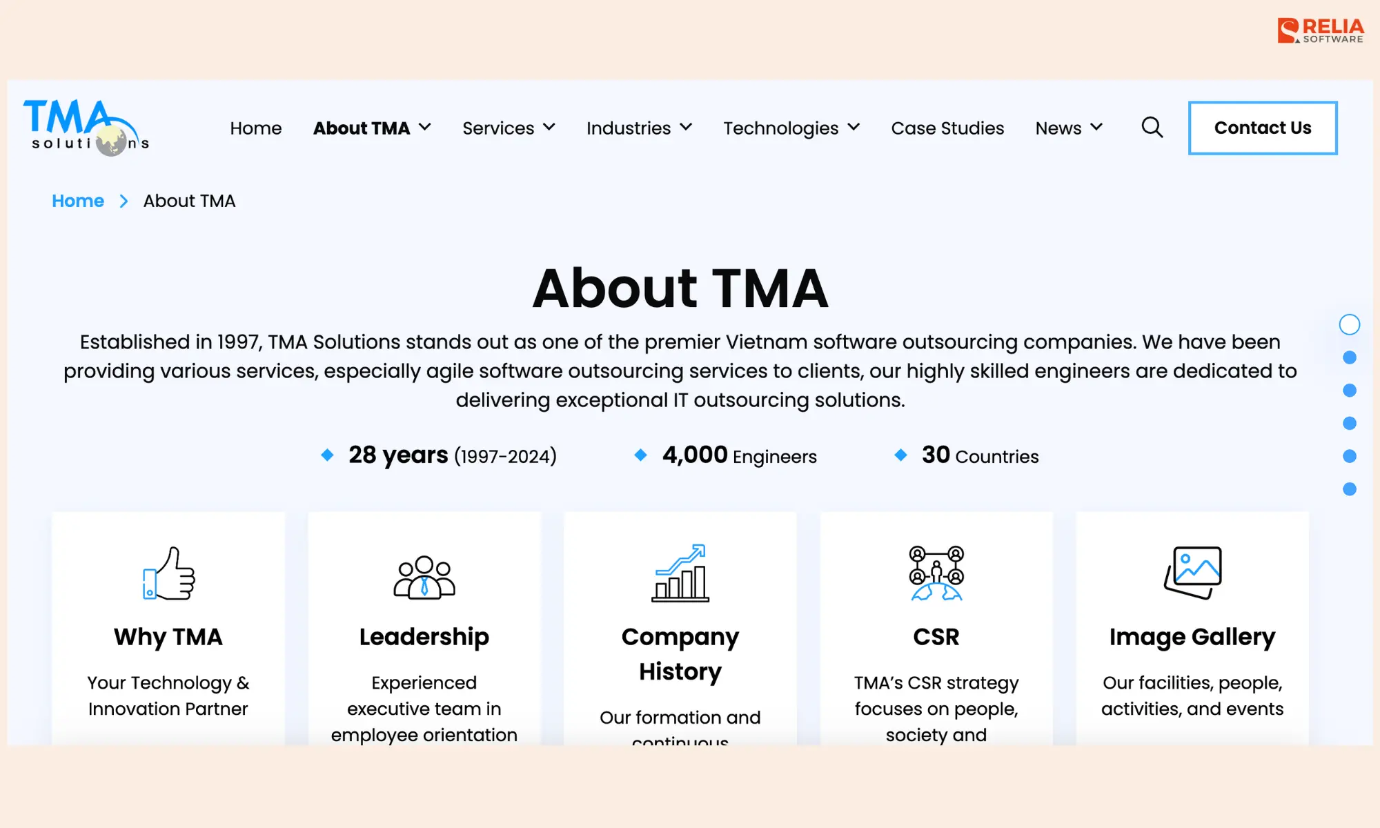 TMA Solutions is one of the largest software outsourcing companies in Vietnam.
