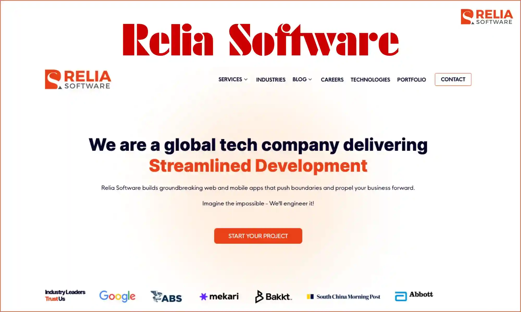 typescript development company relia software