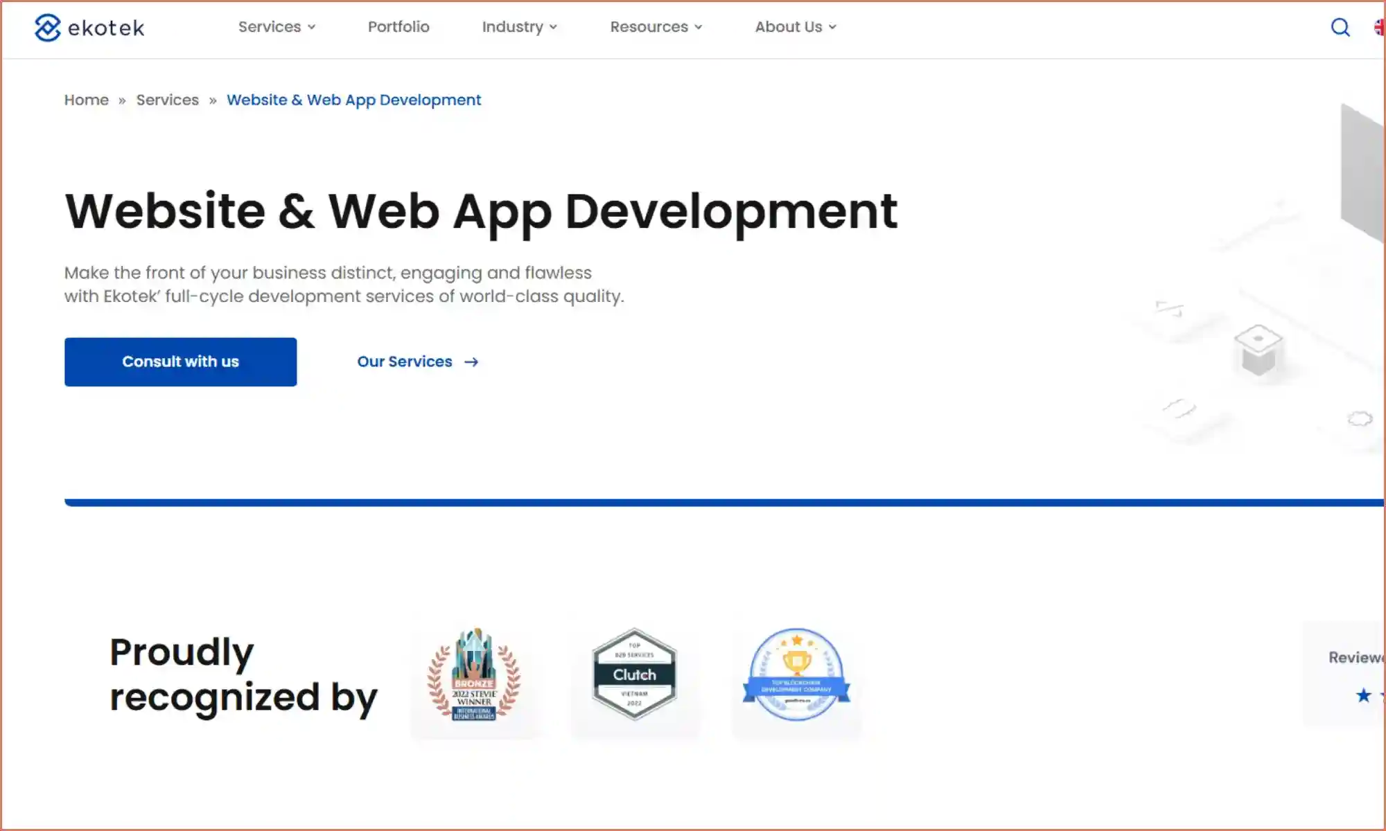 web app development company Ekotek