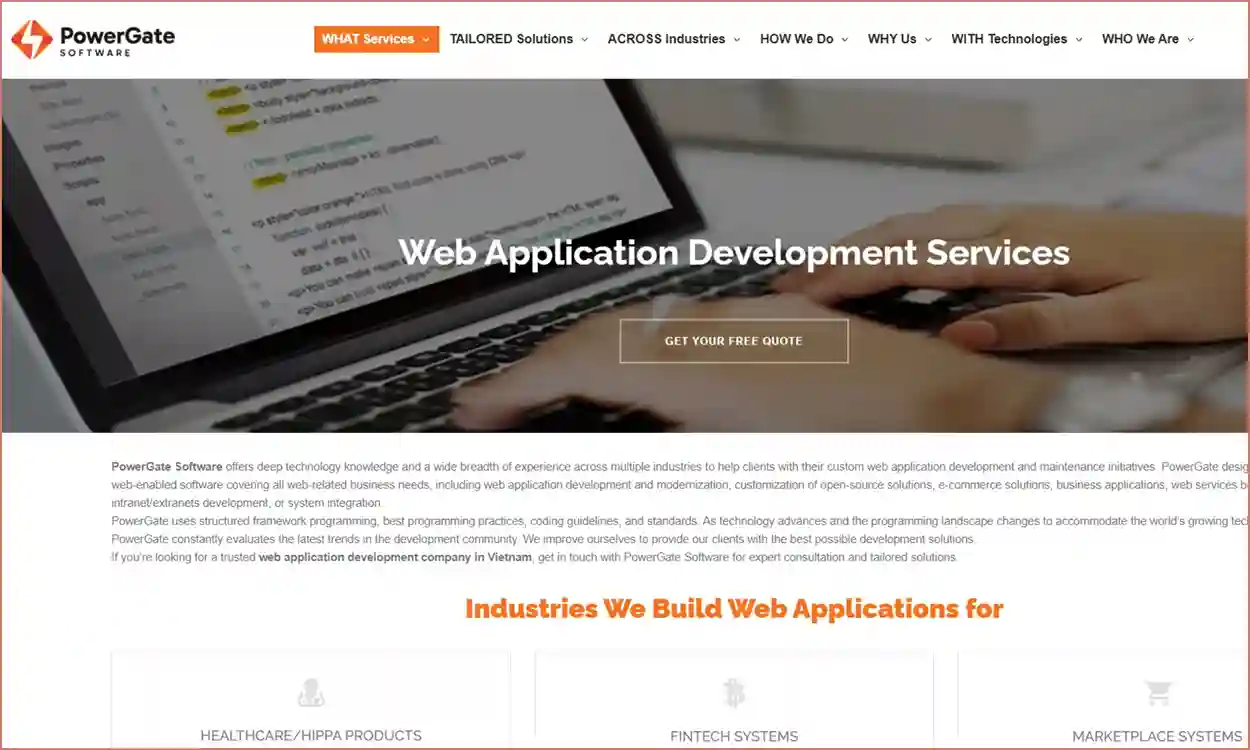 web app development company PowerGate