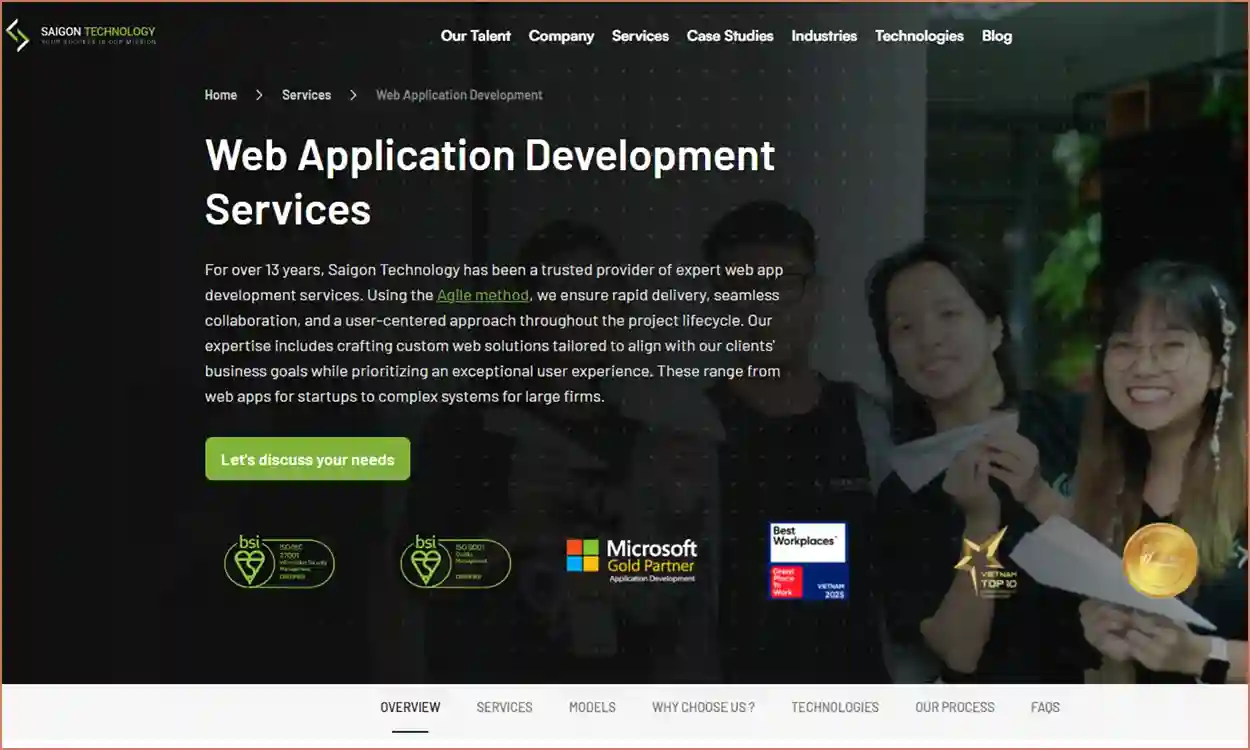 web app development company Sagon Tech