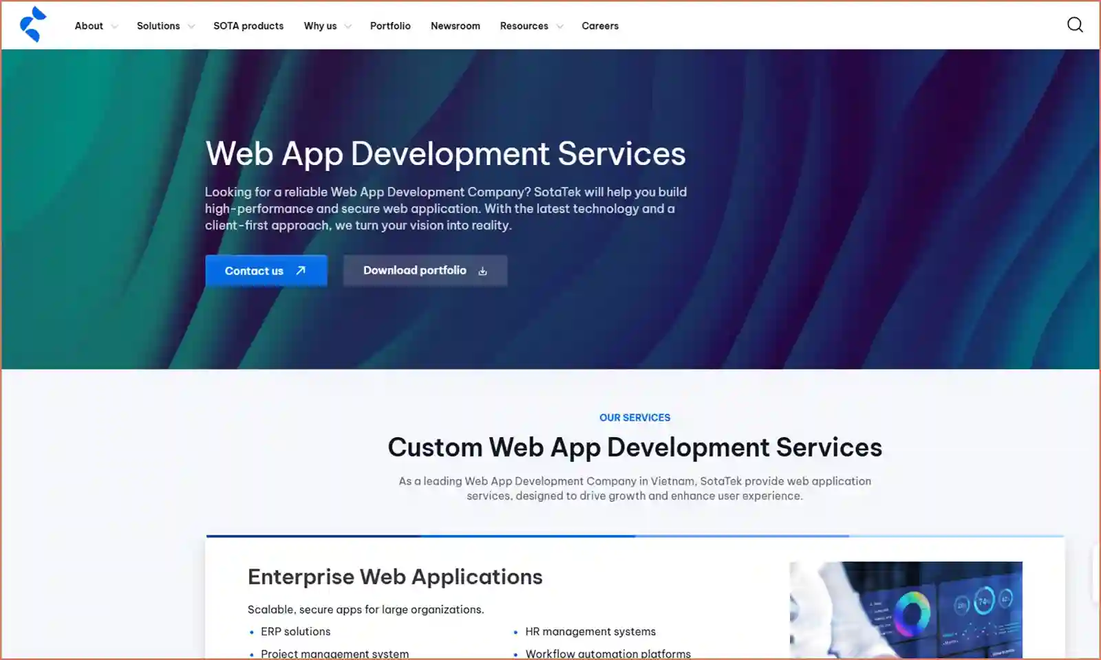 web app development company SOTATEK JSC
