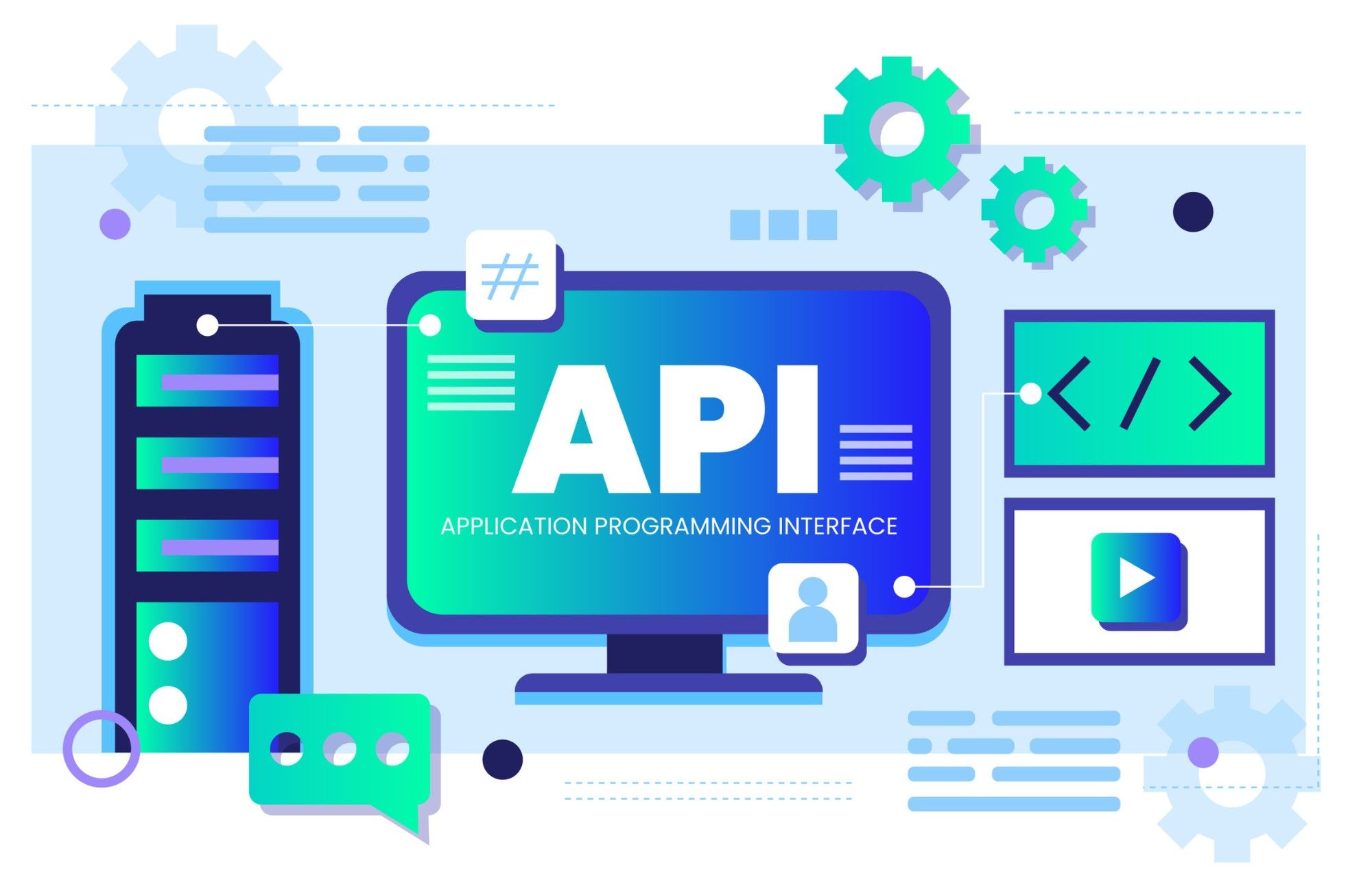An API is a piece of computer code containing a predefined set of instructions
