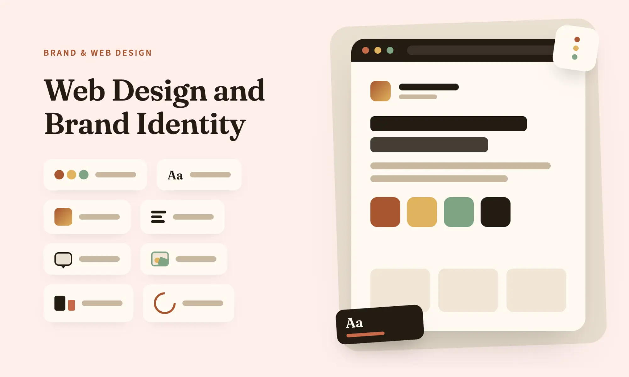Brand web design aligns a website with a company's identity.